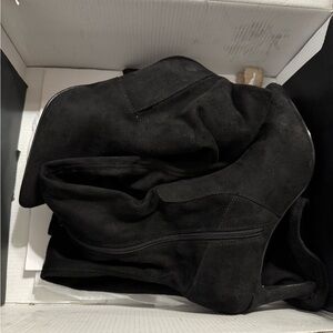 Black Suede Ankle Boots